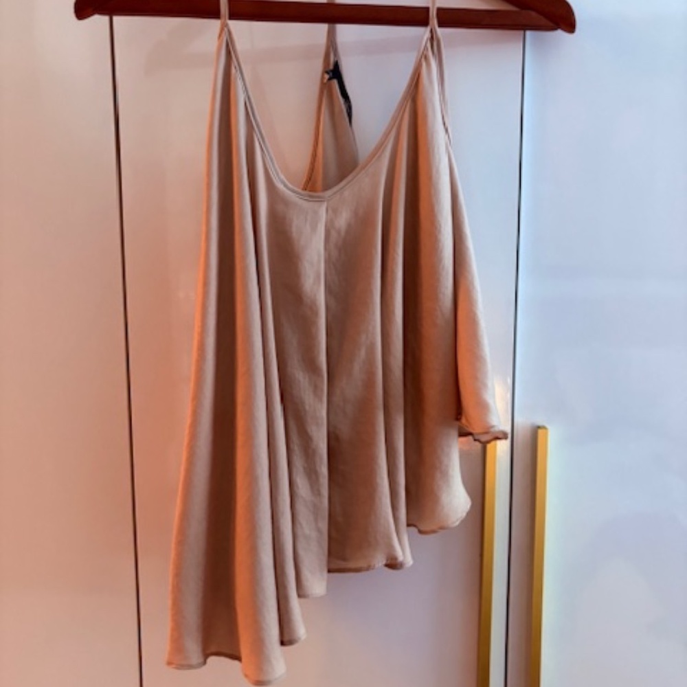 Asymetrical Silk Camisole